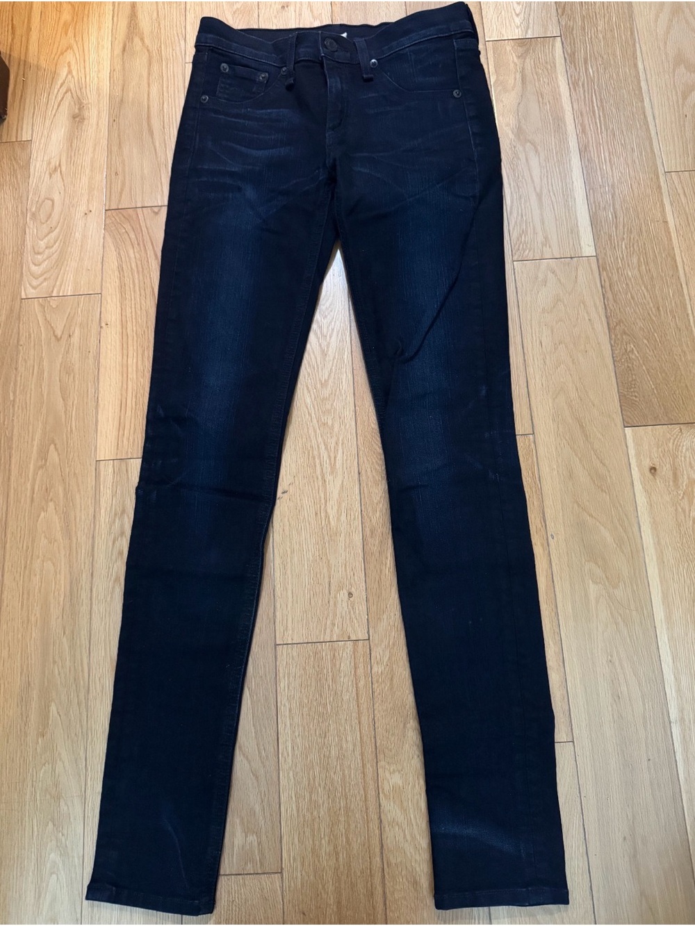 Women's rag & bone Dark Blue Skinny Jeans - Classic Slim Fit